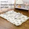 KEMORELA 1PCS Upgraded Double-Sided Pet Sleeping Mat Cat Dog Universal Blanket Pad Pet Supplies Four