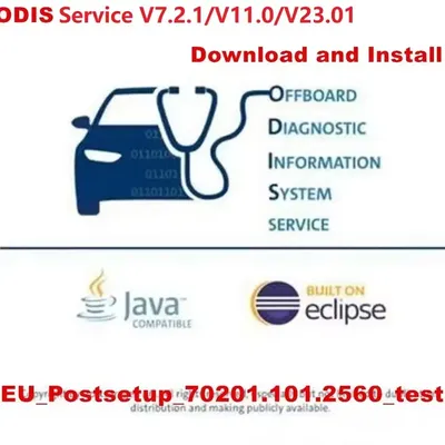 ODIS-Service 7.2.1 Postsetup_70201.101.4810 for 5054a Diagnostic software odis-s V11.0/V23.01 for