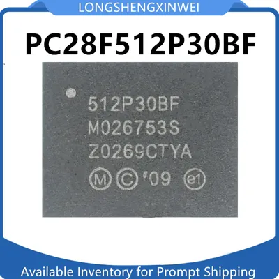 1PCS New PC28F512P30BF PC28F512P30BFA NOR Flash Memory Chip BGA64 Silk Screen 512P30BF