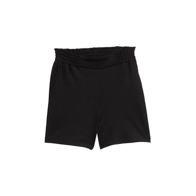 TOM TAILOR DENIM Damen Relaxed Jacquard Shorts, schwarz, Uni, Gr. S Image