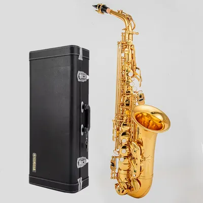 New professional alto saxophone YAS-280 gold key super instrument high-quality electrophoretic gold