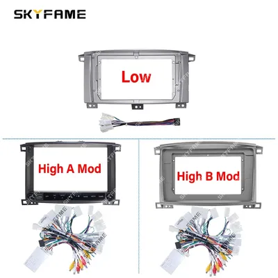 SKYFAME Car Frame Fascia Adapter Canbus Box Decoder Android Radio Dash Fitting Panel Kit For Toyota