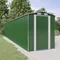 Abri de jardin vert 192x1021x223 cm, en acier galvanisé, décoration de jardin extérieur, rangement