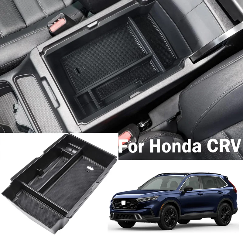 Per Honda CR-V 2023 2024 2025 EX/EX-L/LX/Hybrid Sport/Hybrid Sport Touring Car Center Console Organizer Bracciolo Scatola di Immagazzinaggio Vassoio