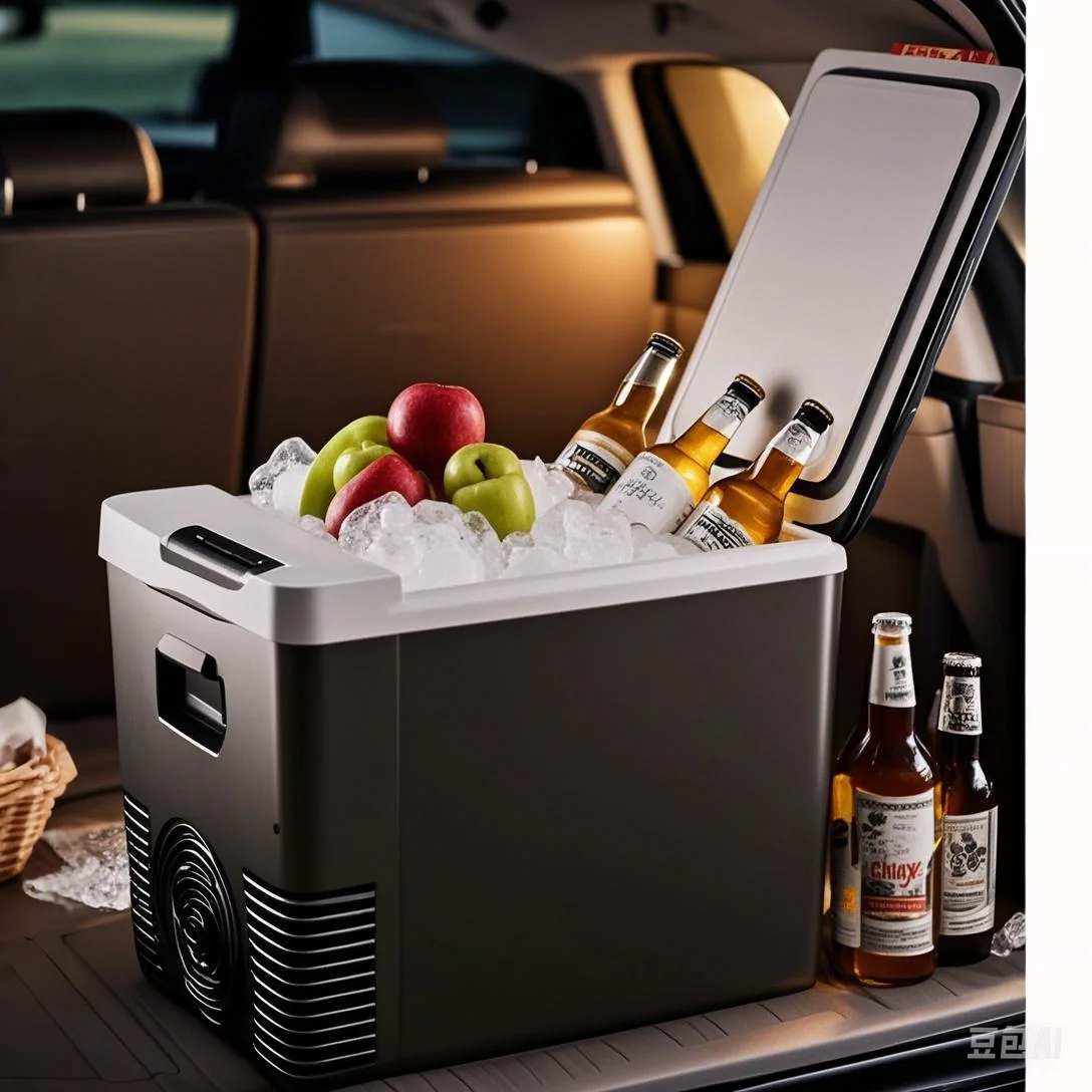 Mini réfrigérateur 12V 220V voiture maison double usage réfrigérateur congélateur 10L extérieur refroidisseur et plus chaud réfrigérateur électrique Portable glacière