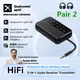 Ricevitore trasmettitore audio Bluetooth 5.4 2 in 1, adattatore wireless multipunto 3,5 mm AUX