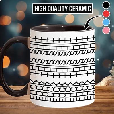 Hidden Message Coffee Mug, Funny Sarcastic Adult Humor Gift for Friends, Family, and Coworkers Fck This Sht