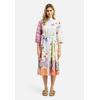 Sommerkleid SMITH & SOUL, Damen, Gr. L, US-Größen, lila (lavender), Material: 58% Viskose, 42% Baumwolle, bedruckt, gemustert, casual, A-Linie lang, hoch geschlossener Ausschnitt, 3/4-Ärmel Ärmel mit Ärmelschlitz 1-Knopf-Manschette, Kleider, mit...