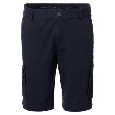 Shorts CASAMODA "CASAMODA Shorts uni", Herren, Gr. 33, Normalgrößen, blau (dunkelblau), 100% Baumwolle, Hosen Image