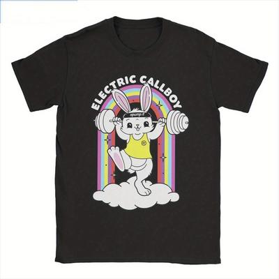 TEMU Men Women's T Shirt German Music Vintage Tee Shirt Short Sleeve Crew Neck T-shirt Cotton Plus Size Clothes Image