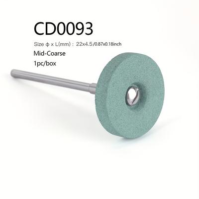 TEMU 1pc Ceramic Diamond Polishing Stone Polishing Zirconia Porcelain Shank Diameter-2. For Straight Handpiece Image