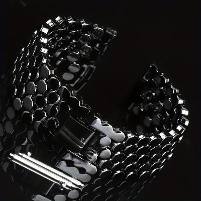 TEMU 20/22mm Strap Suitable For Galaxy Watch 7 6 5 4 3 5pro 4/6 Classic Active/active 2, Suitable For Women And Men Huawei//armamin/xiaomi/realme, Metal Strap For Bip 5 Gtr Gts 4/3/3pro/2/2e Image