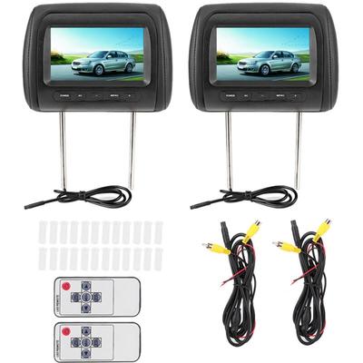 Eosnow - 2 Stück 7 Zoll kabellose Steuerung, verstellbare Kopfstütze, LCD-Videomonitor, Image