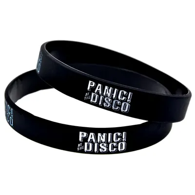1 PC Panic! At The Disco Support Silicone Wristband Super Star Trendy Band Accessories Music