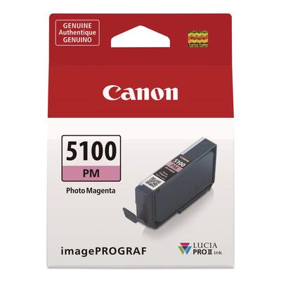 Canon 6957C002 (PFI-5100) Lucia PRO II Ink, Photo Magenta (CNM6957C002) Each Canon® Inkjet Printer Cartridges