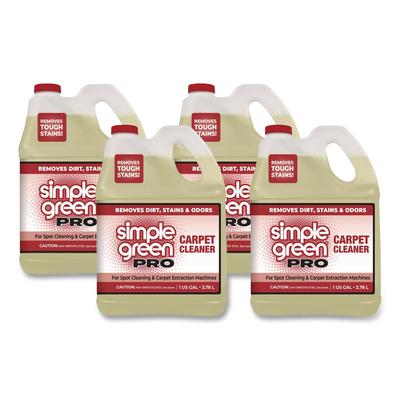 Simple Green Pro Carpet Cleaner, Unscented, 1 gal Bottle, 4/Carton (SMP0506128) Case of 4 Simple Green® Carpet Cleaners and Deodorizers