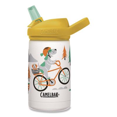 CamelBak Eddy + Kids Water Bottle, Biking Dogs Design, 12 oz, Multicolor (WLB2665107035) Each CamelBak® Plastic Cups