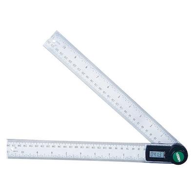 INSIZE 2176-300 Digital Protractor,12" L,Stainless steel