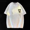 Neues Damen Contract Impression Sommer-T-Shirt Tenance D 'é T É Tout Match L Â Che Dessin Ani É Pull