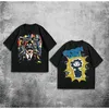 Sommer Männer Grün Tag T-shirts Gedruckt Stricken Plus Größe T-Shirt Übergroßen T Shirt Y2k Top Harajuku Gothic Frauen Kleidung