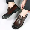 high-quality Mens Elegant Fashionable Atmospheric Leather Shoes Men Comfortable Fashion Leisure