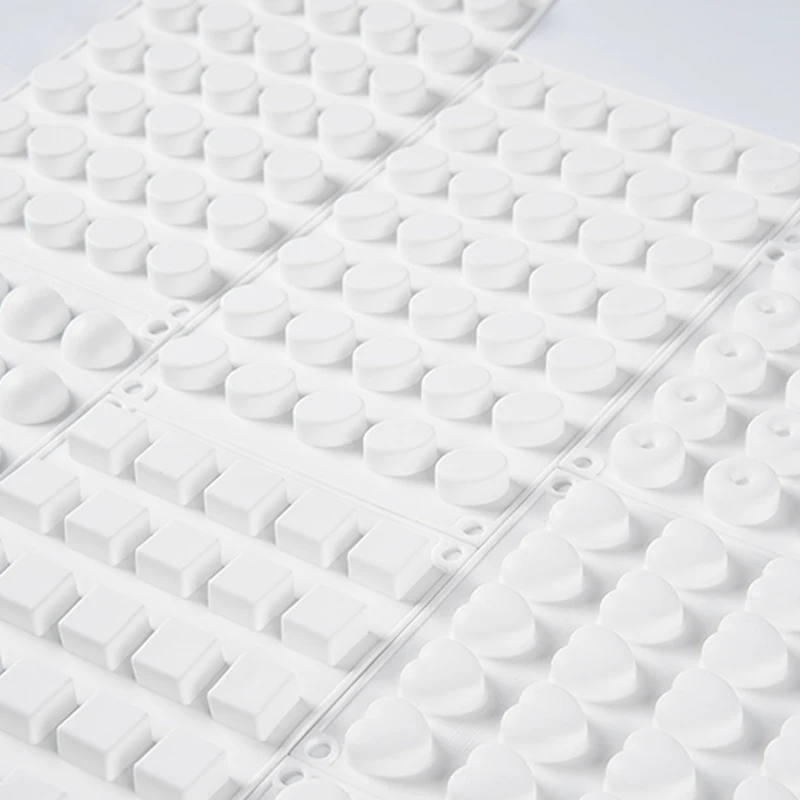 Mini Größe Geometrische Design Silikon Schokolade Form Küche Süßigkeiten Backen Werkzeug Eiswürfel Form kinder Dessert, Der Werkzeuge Image