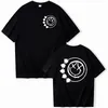 Blink 182 Hip Hop Rock Sommer Herren 100 % Baumwolle T-Shirt Kurzarm Outdoor Y2K Casual Top Street