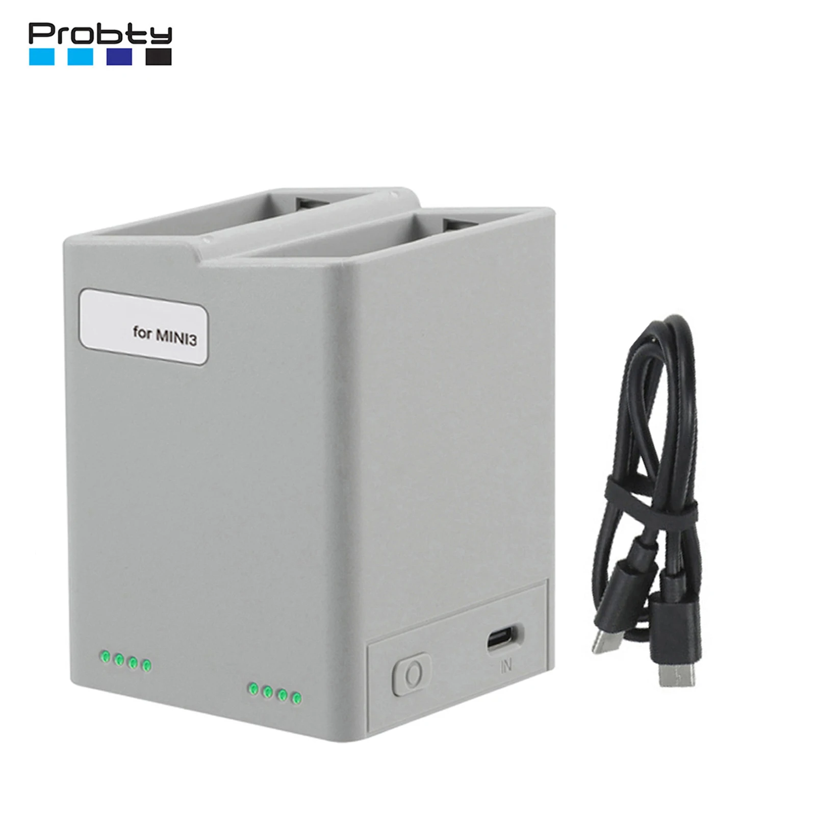 Mini 4 Pro Akku-Ladegerät für DJI Mini 4 Pro/Mini 3er Zwei-Wege-Lade-Hub, zwei Akkus Schnellladung Image