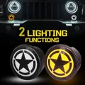 2 pezzi di gruppo lampada indicatori di direzione anteriori per Jeep 2007-17 Wrangler (bianco per guida/DRL e ambra per indicatori di direzione)