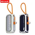 Power Bank da 5000 mAh con cavo USB C PD Batteria di ricambio esterna mini mobile portatile a ricarica rapida da 22,5 W per iPhone Samsung Xiaomi