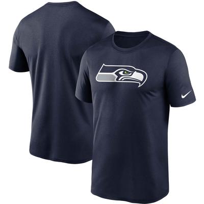 Nike College Navy Seattle Seahawks Logo Essential Legend Performance T-Shirt für Herren Image