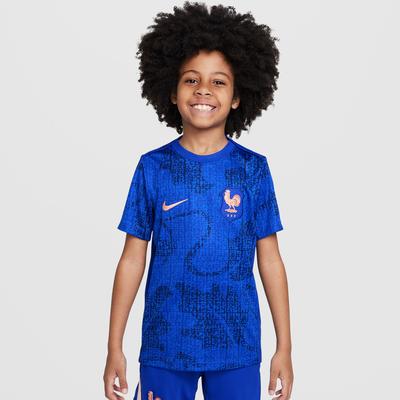 Frankreich Nike Pre Match Top – Blau – Kinder Image