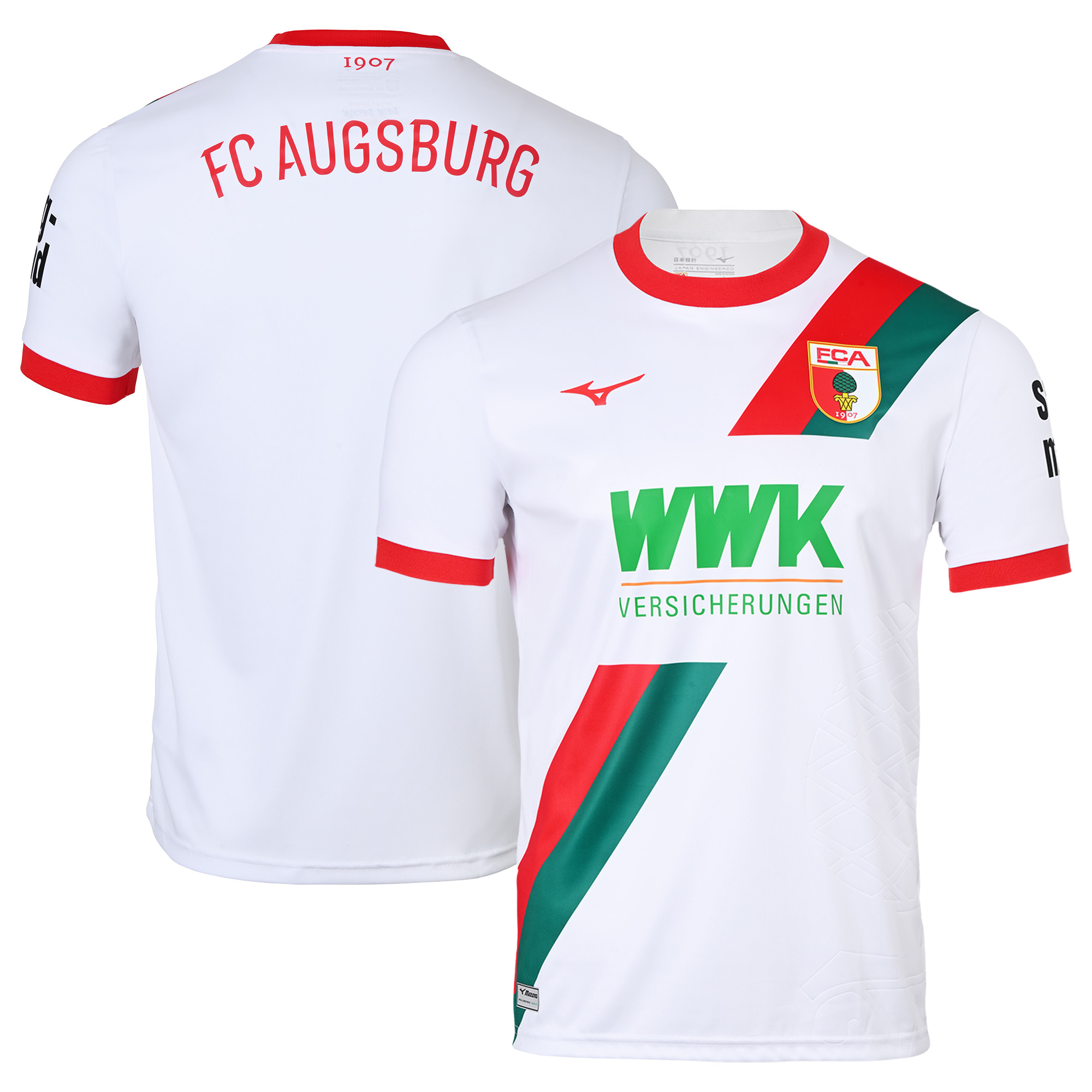FC Augsburg Mizuno Heimtrikot 25-26 Image