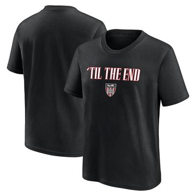 T-Shirt „Sunderland Play-Off-Gewinner – Bis zum Ende“ – Schwarz – Kinder Image