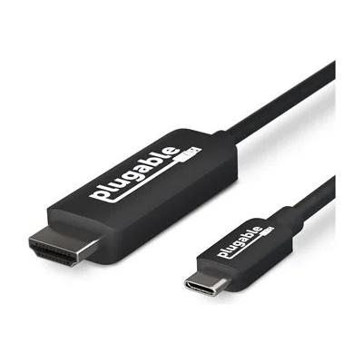 Plugable USB-C to HDMI Cable, 6ft/1.8m, HDMI 2.0, USB4 / Thunderbolt Adapter for 4K Monitor up to 4K 60Hz