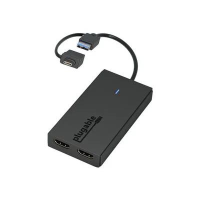 Plugable USB-C or USB 3.0 to Dual HDMI Adapter