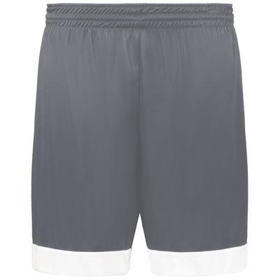 Augusta Sportswear 6929 Swish Reversible Basketball Shorts in Graphite Grey size XL | Polyester