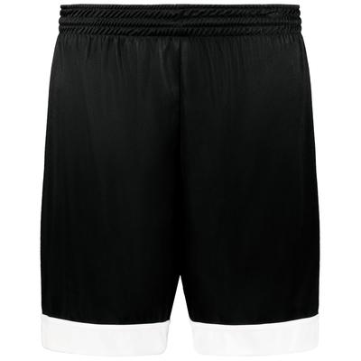 Augusta Sportswear 6929 Swish Reversible Basketball Shorts in Black/White size 2XL | Polyester