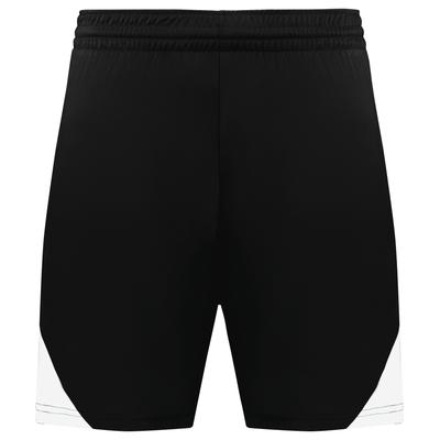 Augusta Sportswear 1736 Step-Back Modern Fit Basketball Shorts in Black/White size 2XL | Polyester