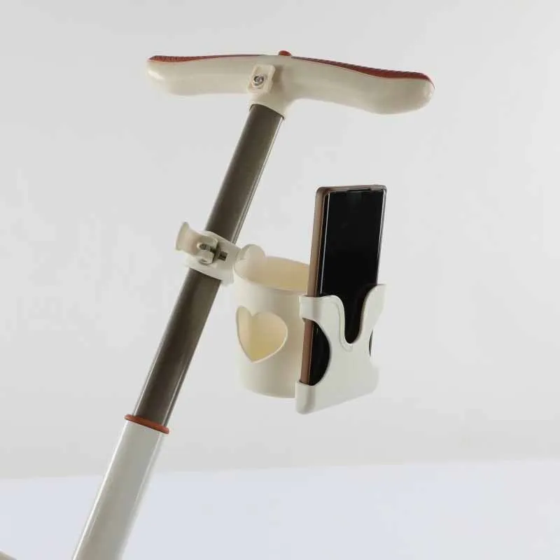 2-in-1 Kinderwagen Tasse Halter Telefon Halter Multifunktionale Infant Flasche Halter Universal Tasse Halter Baby Kinderwagen Zubehör Image