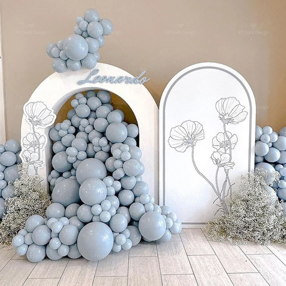 1set Blau Thema Latex Ballons Girlande Bogen Kit Geburtstag Baby Dusche Junge Geburtstag Party Hochzeit Party Dekoration Image