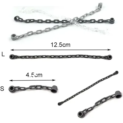 20 Stücke MOC Militärteile 60169 30104 Kettenglieder Kompatible Ziegel DIY Assmble Ketten Brücke Image