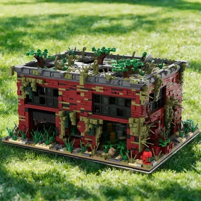 3839PCS MOC Die Hält von Verwendungszwecke: Eine verlassene Bausteine DIY Architektur Spielzeug Image