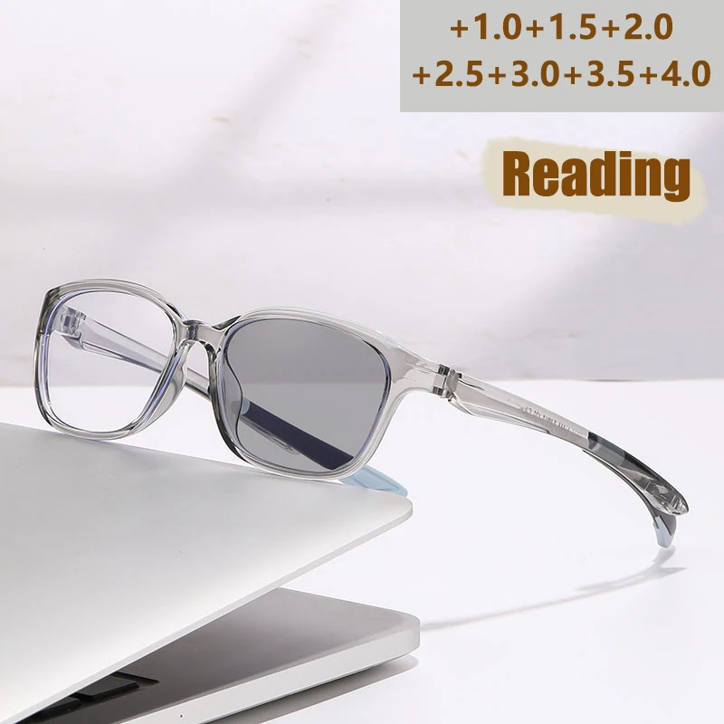 Lesebrille mit automatischem Zoom und intelligenter Anpassung, HD Blue Light Tr, ultraleichte Lesebrille 81299 Image