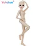 YUTOTUE 1/3 BJD Nackte Puppe 60 cm Kugelgelenkpuppe Nacktes Mädchen mit mechanischem Make-up 24 Zoll