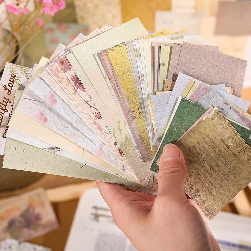 60 teile/paket Dekor Materialien Papier kreative DIY Scrap booking Collage Junk Journal Ästhetik Briefpapier Planer Dekor Papier Image