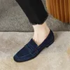 Neue Frühling Herbst Frauen Pumpen Mode Retro Schafe Wildleder Loafer Runde Kappe Schuhe für Frauen Low Heels Schuhe Slip-auf Damen Schuhe