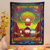 Cartoon S-South Cute P-Park Hängender böhmischer Wandteppich, indischer Buddha, Wanddekoration, Hexerei, böhmischer Hippie, günstige Hippie-Wand