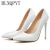 BLXQPYT Große Größe 34-47 Apricot Neue Mode Sexy Spitz Frauen Plattformpumpen High Heels Damen Hochzeit schuhe 8-10