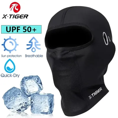 X-TIGER Sommer-Fahrradmaske, volles Gesicht, winddichter Schal, Eisseide, coole Maske, Image